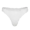 Women's Thongs, Embroidered Cherry T Back Low Waist Panties Sexy Seamless V-Shape Design Lace Thongs for Women