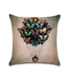 Coussin/oreiller décoratif lin papillon peinture coussins jeter dessin animé coussin envelopper oreillers décoratifs pour canapé maison salon Decoratio