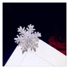Brooches For Women Fine Jewelry Spinning Snowflakes Corsage Suit Coat Pin Skirt Accessories Fashion Luxury Silver Brooch