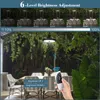 Solar Outdoor Lamp Double Head 56 LED Motion Sensor Waterproof Solar Shed Light For Courtyard Garden Garage