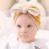 Baby Hat Knot Turban India Bow hats Newborn Girl Boy Infant Beanie Cap Hairband Headwrap M3913