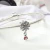 Passt Pandora Armbänder 20pcs Ladybug Blume Kristall Anhänger Abstandshalter Charms Perlen Silber Charms Perle für Frauen DIY European Halskette Schmuck