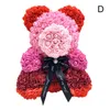 Handmade Rose Soap Flower Bear Cute Eternal Rainbow Color Valentines Day Romantic Gift YG Wrap8133875