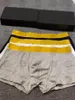 Herren Designer Boxer Marken Unterhosen Klassische Herren Boxer Casual Shorts Unterwäsche Atmungsaktive Baumwolle Unterwäsche 3 Stück mit Box