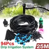 25m Efficient Automatic Micro Drip Irrigation System Garden Irrigation Spray Self Watering Kits with Adjustable Dripper 210610