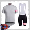 Rapha equipe ciclismo mangas curtas jersey (babador) conjuntos de calções homens verão respirável estrada roupas de bicicleta mtb outfits esportes uniformes y21041455