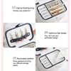 Jewelry Box High-capacity Ring Earrings Necklace Storage Cosmetics Beauty Container Double-layer PU Leather 210423