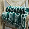 Nordic Knitted Blanket Sofa Bed Decorative Thread Blankets Office Nap Throw Towel Plaid Tapestry