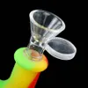 7.4 '' Narghilè Bong in vetro Elemento filtrante Tubi per l'acqua Pipa per tabacco resistente al calore shisha Durevole