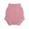 Pantaloncini da bambina per neonato Tute in PP Autunno Moda Vita alta Bloomer in cotone lavorato a maglia Bambini 210429