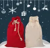 Sac cadeau de Noël joyeux Couleur Santa Sac San de Cordon Sac à main de Noël Arbre Candy Sacs d'emballage