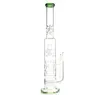 20inch thick glass bong Hookahs Dumbbell water bongs with 75mm honeycomb perforate and birdcage perc pipe tall 20inches 12 ice-catches