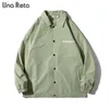 Una Reta Baseball jacket Men Single-breasted Hip Hop Women Jacket Coat Men Streetwear Casual Plus size Men's Spring jacket 210819