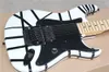 Floyd Rose Maple Fingerboard 22 Frets Elektrisk gitarr med svart hårdvara, kan anpassas