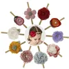 Accessori per capelli 10 pezzi / set Fasce per fiori per bambini Fascia per capelli in nylon per bambina per bambina M3715