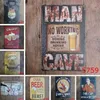 Vintage Metal Tin Signs For Wall Decor London Paris City Sights Iron Paintings 20*30cm Metal Signs Tin Plate Pub Bar Garage Home DAW128