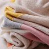 Pull en cachemire pour femmes, col haut, couleur assortie, 100% pure laine, mode, plus taille, chaud, tricoté, Shir 210922