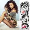 Large Temporary Sexy Tattoos Women Thigh Leg And Sleeve Pattern Waterproof Tatoo Dark Cool Sticker Body Art