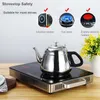 BORREY 2L Silver Teapot Stainless Steel Infuser Filter Metal Coffee Pot Gas Stove Induction Cooker Kettle el 210813