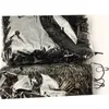 Bricolage couture artisanat - 1000 pcs ficelle d'étiquette volante noire avec goupille de sécurité en forme de poire noire 10 5 cm bon pour accrocher des étiquettes de vêtement238C