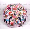 Trend Flowers Umbrellas Hipster Automatic Folding Luxury Umbrellas Top Quality Outdoor Travel Designer Multifunction Sun Umbrellas