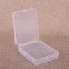 メモリカード収納ボックス正方形の透明なプラスチックケース仕上げコンテナ保護ケース包装箱