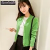 OHCLOTHING Female cardigan Autumn dress sweater spring autumn winter jacket coat primer knit 12 color 210805