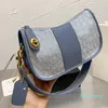 Tasarımcı-Kadın Moda Çantası Swinger Çanta Pochette Harfler Nakış Baskı Crossbody Omuz Çantası Messanger Çanta