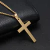 Mens Rvs Cross Hanger Kettingen Feestartikelen Mannen Religie Geloof Crucifix Charm Titanium Staals Ketting voor Dames Mode Jewelr