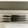 Pure Pearl Quality Classic Ballpoint Pen Silver Strömlinjeformning Pointed Cover Thin Ripple Barrel Writing Smooth Luxury Stationery Box285G
