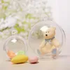 Kerstversiering Te Openen Transparante Plastic Bal Kerstballen 4Cm Tot 14Cm Boom Ornament Party Bruiloft Clear Ballen Benodigdheden 2023