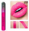 DNM Rossetto liquido Sexy Lip Paint Matte Lip Gloss Waterproof Long Lasting Glitter Lipgloss Chameleon Lips Kit 12 colori