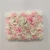 40x30cm人工花の壁の結婚式の装飾Peony Rose Berry Fake Flowers Panels Hydrangea Christmas BabyshowerヘアサロンHO6443300