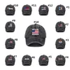 U.S.A Party Hats Let's go Brandon wash print baseball cap grey dad cap T2I53011