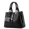 HBP Embroidery Messenger Bags Women Leather Handbags for Woman Sac a Main Ladies hair ball HandBag Tote Black