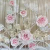 人工牡丹の結婚披露宴の装飾大きい花ショー小道具偽のD DIYの背景壁210706