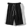 Zomer losgeknipte drawstring shorts voor mannen casual broek Straat katoenen broek kort contrast afdrukgrootte M-4XL heren's