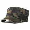 Chapeaux de balle militaires simples et réglables pour hommes, chapeau plat de Camouflage en coton pour dames, casquettes de soleil