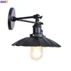 벽 램프 IWH의 블랙 레트로 빈티지 조명기구 계단 조명 2 헤드 에디슨 LED 조명 SCONCE WANDLAMP LAMPARAS DE PARED