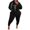 Mode Dames Trainingspakken Maxi Tweedelige Set Sportkleding Lange Mouw Hoodies Jogging Sportsuit voor Dames Casual K84363741058