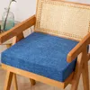 Hoge dichtheid 35D sponskussen Custom linnen sofa mat verdikte baai raamstoel verhogen harde worp kussens 211203