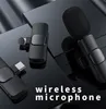 Trådlös inspelning av Lapel Lavalier Microphone Plug and Play Clip Wireless Mic för Android Type C Live Broadcast -speltelefon