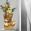 Nordic Style Creative Face Ceramic Vase Ornement Salon Room Dry Flower Inserting Art Home Decoration45786072145258