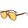 Retro-Sonnenbrille, Damenmode, Vintage-Rahmen, goldfarben, schwarz, Markensonnenbrille für Damen, rot, männlich, Geschenk