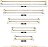 10pcs Bijoux d'extension en acier inoxydable avec des serres de homard pour le collier Bracelet Bijoux Fournitures