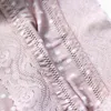 Женские трусики-боди из 100% натурального шелка для женщин со средней посадкой и принтом в горошек, кружевное нижнее белье, нижнее белье-кюлоты, розовый, черный 211222