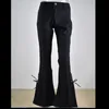 Women's Jeans Middle Waist Bell Bottom Size XS-4XL Denim Pants Autumn Ladies Loose And Casual 2021 Fashion O9