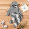 Baby Boy Casual Stripes Baby set 210528