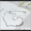 Anklets Drop Delivery 2021 Korean 925 Sterling Sier Beads Ankle Bracelet for Women Fine Jewelry Friend Chrismas Gift F1219 rgkaw