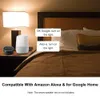 Ampoule LED WiFi intelligente, bougie, RGB, lumières à intensité variable, 5W, GU10, télécommande via application, Compatible avec Alexa Google Home, nouveauté 2022